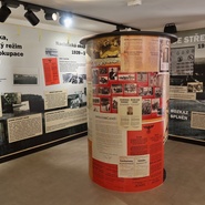 Část expozice věnovaná vojenské historii