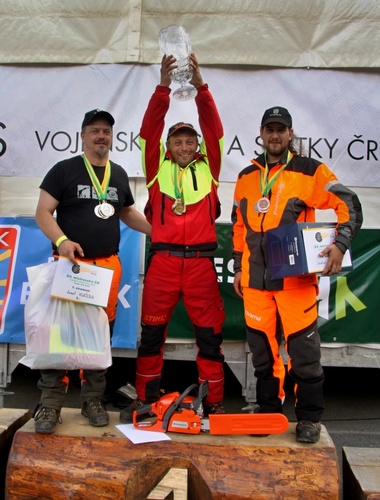 Pohár VLS pro nejlepšího dřevorubce míří na Slovensko