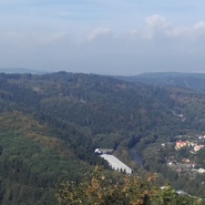 Panorama výhledu z Bučiny