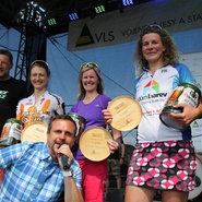 Vítězné cyklistky na krátké trati